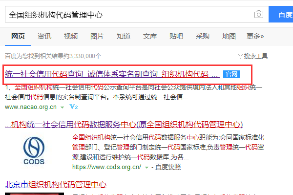 醫(yī)院組織機(jī)構(gòu)代碼查詢(xún)