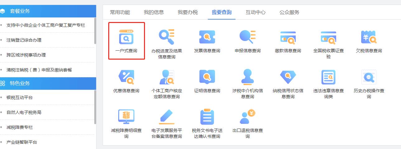 稅務(wù)查詢